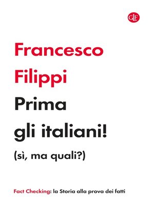 cover image of Prima gli italiani! (sì, ma quali?)
